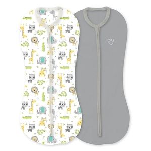 NWOT SwaddleMe Pod Newborn 2-Pack Safari Excursion Swaddle Me Jungle Neutral
